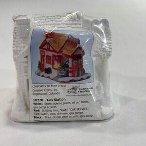 California‎ Creations Gas Station Ready to Paint Village Sealed 10278